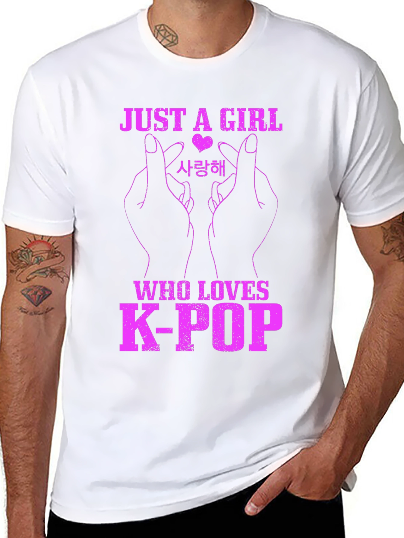 K-Pop Fan T-Shirt - Just A Girl