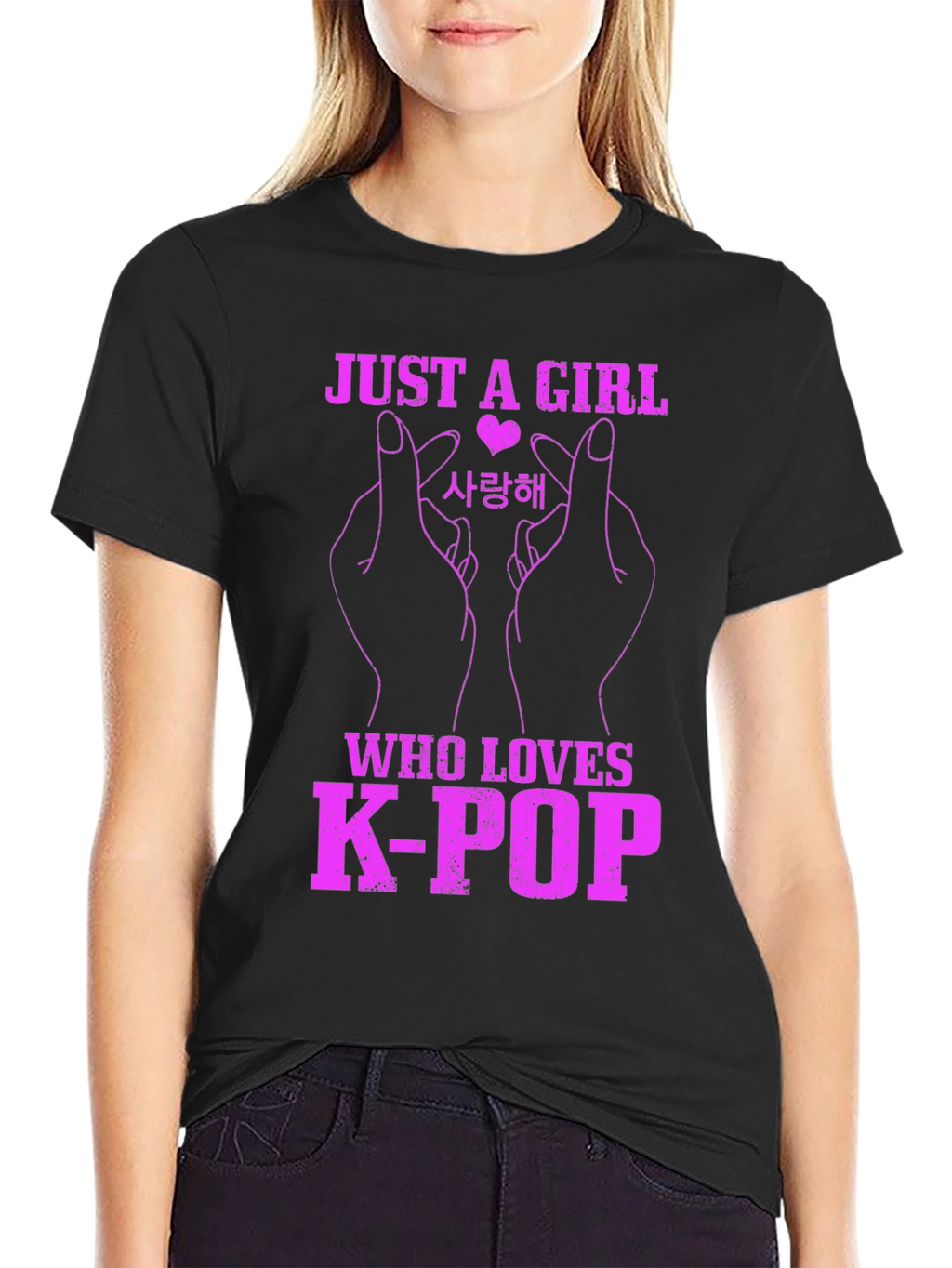 K-Pop Fan T-Shirt - Just A Girl
