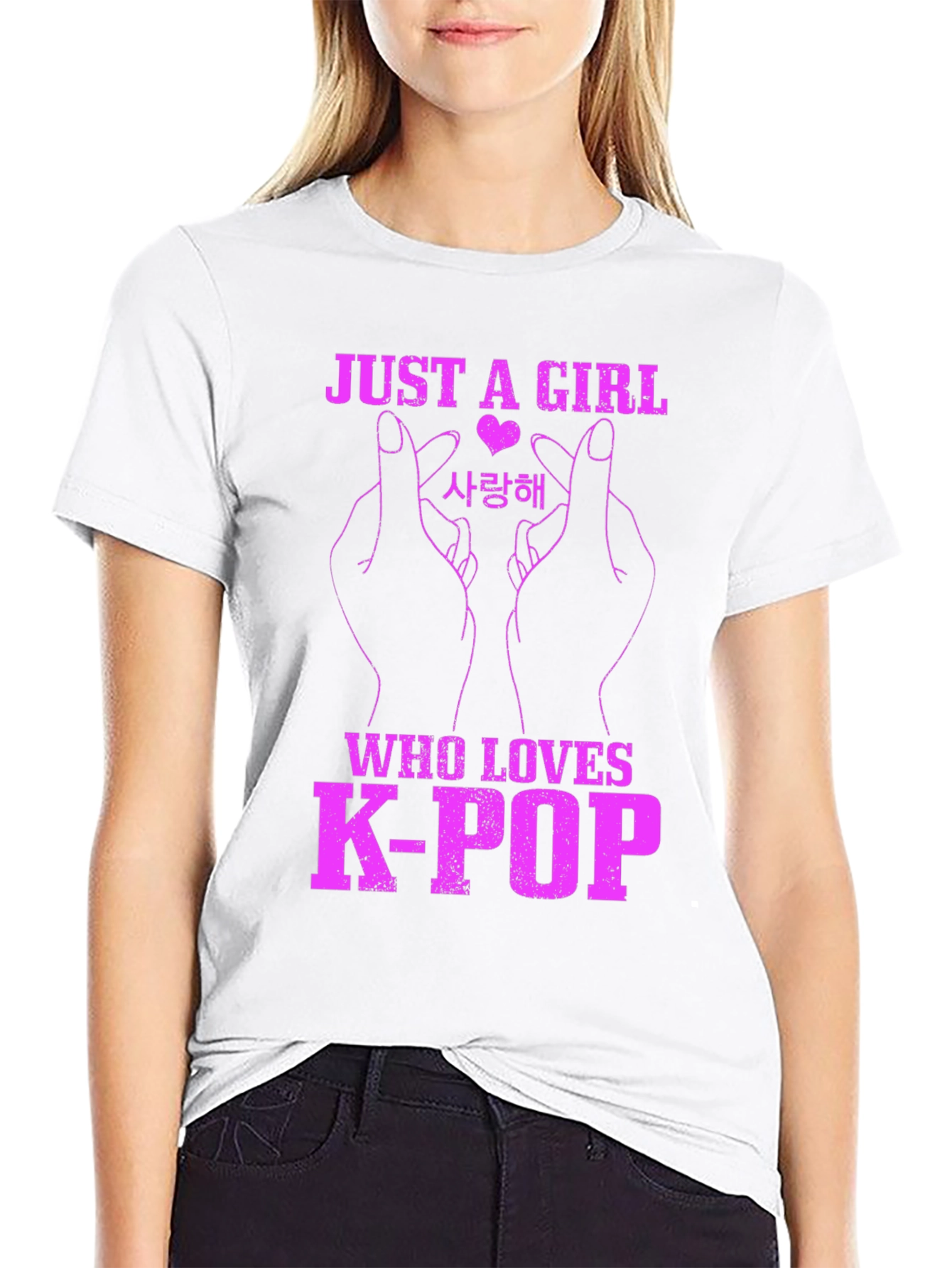 K-Pop Fan T-Shirt - Just A Girl