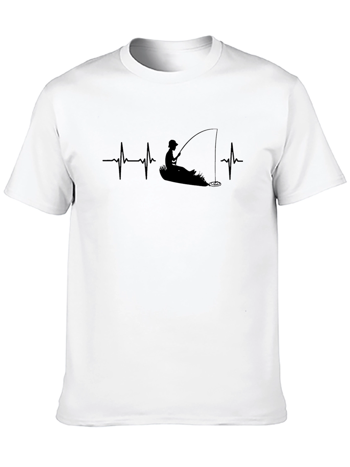 Fishing Heartbeat T-Shirt - Anglers Passion