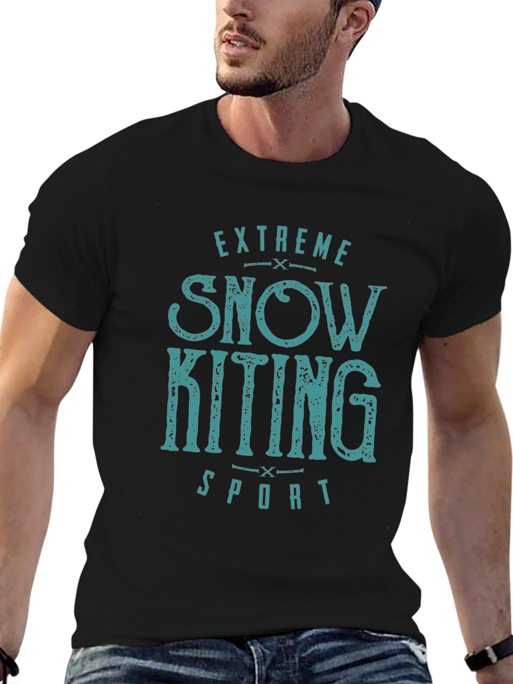 Extreme Snow Kiting Sport T-Shirt