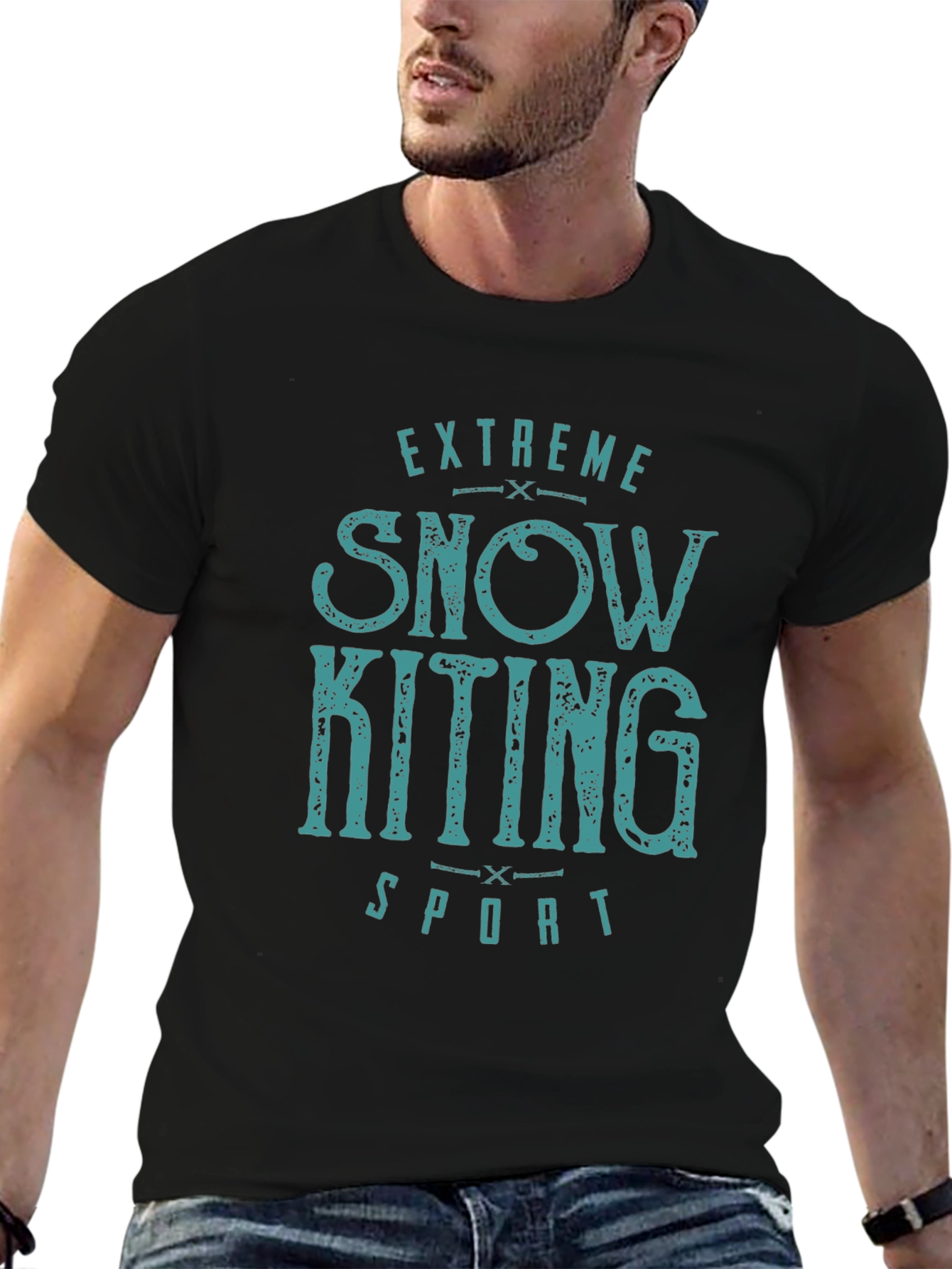 Extreme Snow Kiting Sport T-Shirt
