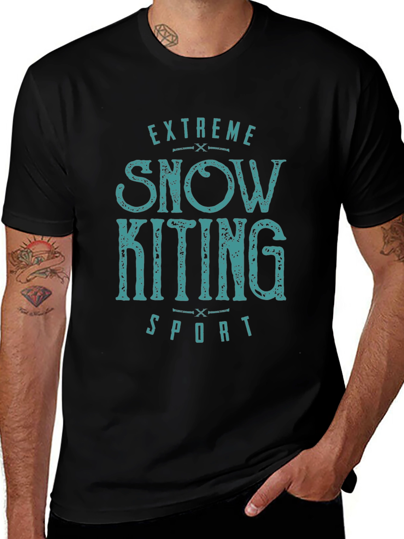 Extreme Snow Kiting Sport T-Shirt