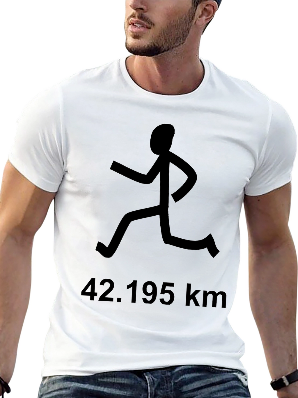 Marathon Runner T-Shirt - 42.195 km Distance