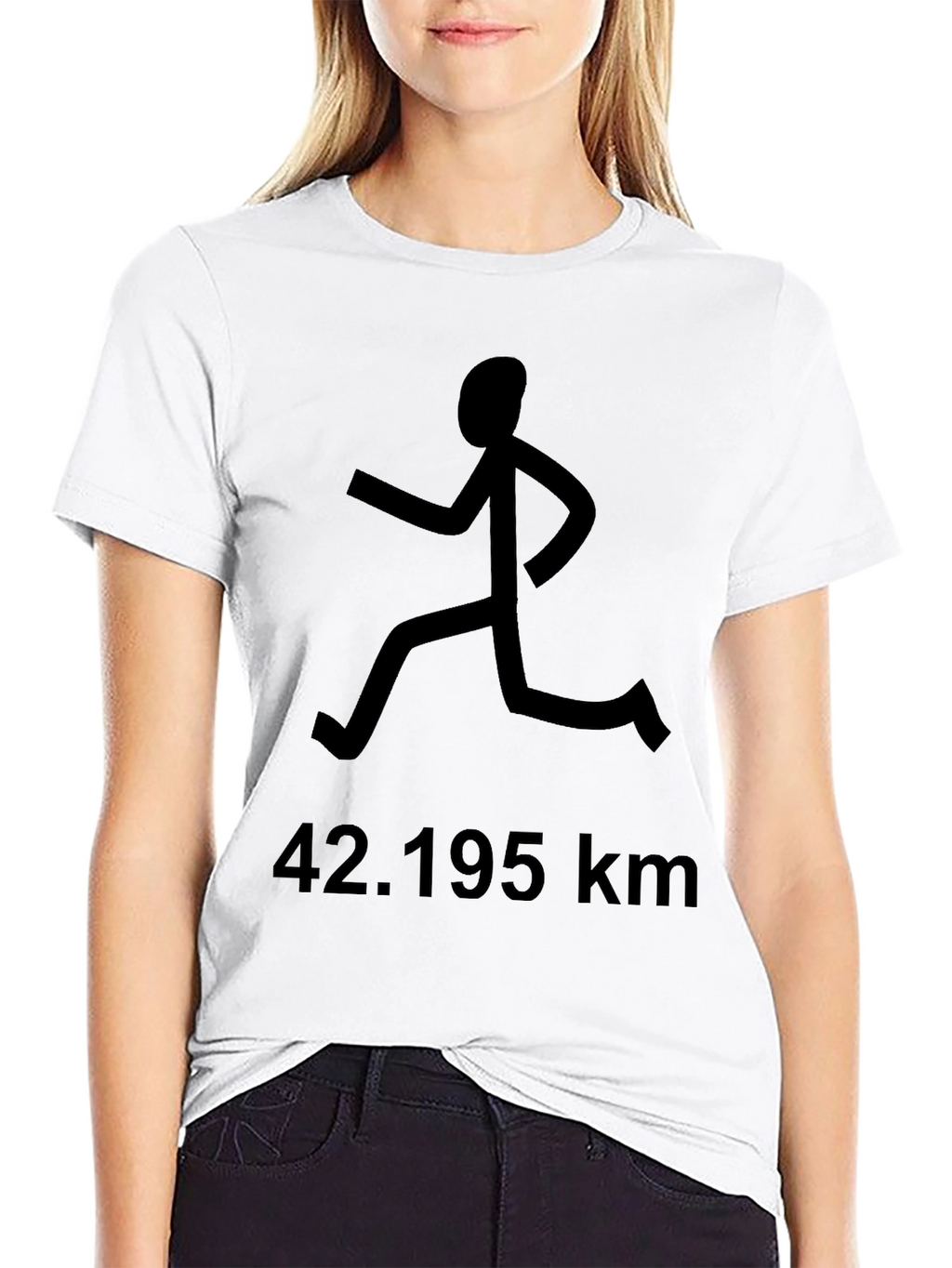 Marathon Runner T-Shirt - 42.195 km Distance