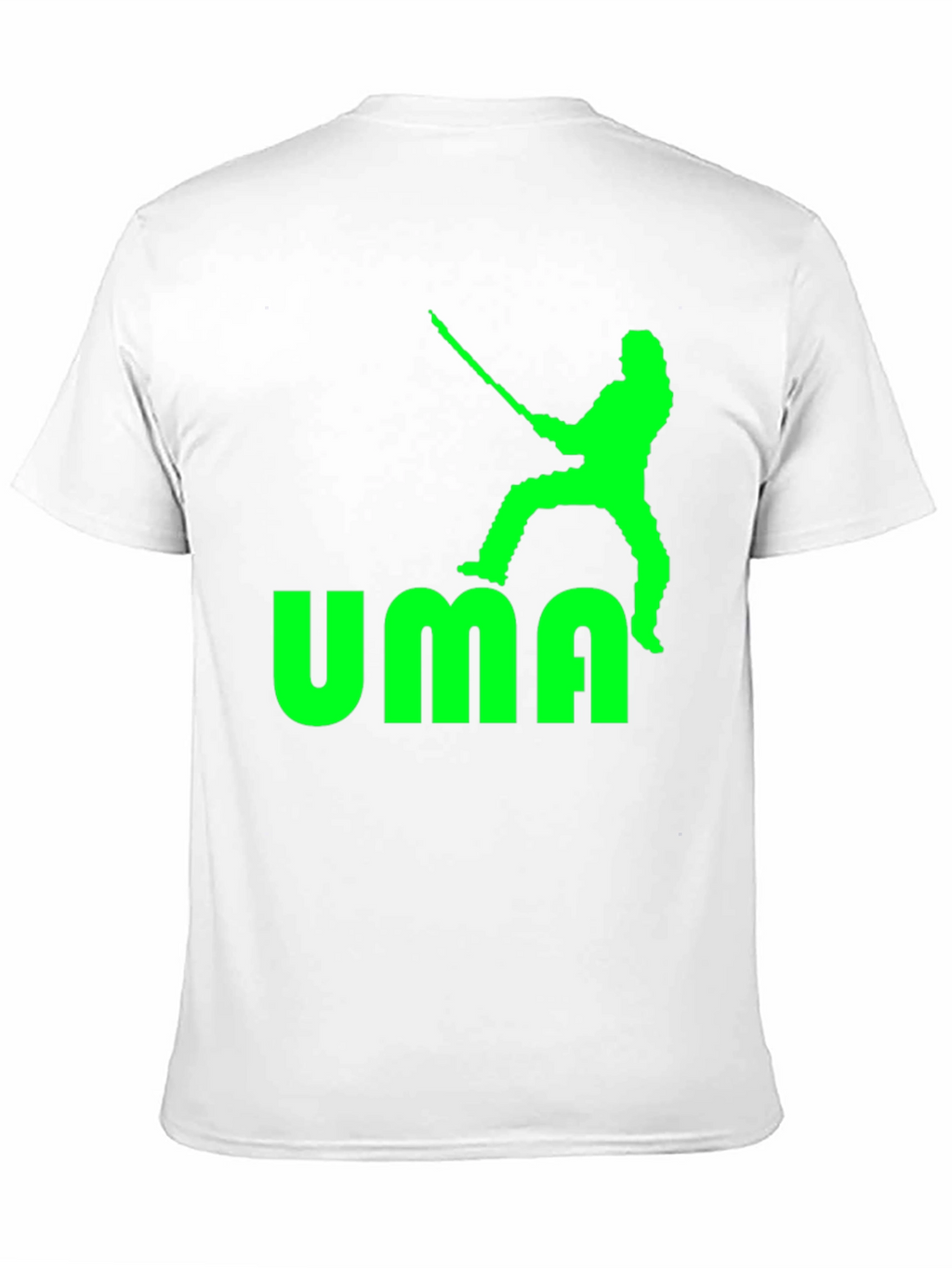 UMA T-Shirt - Black with Green Graphic Print