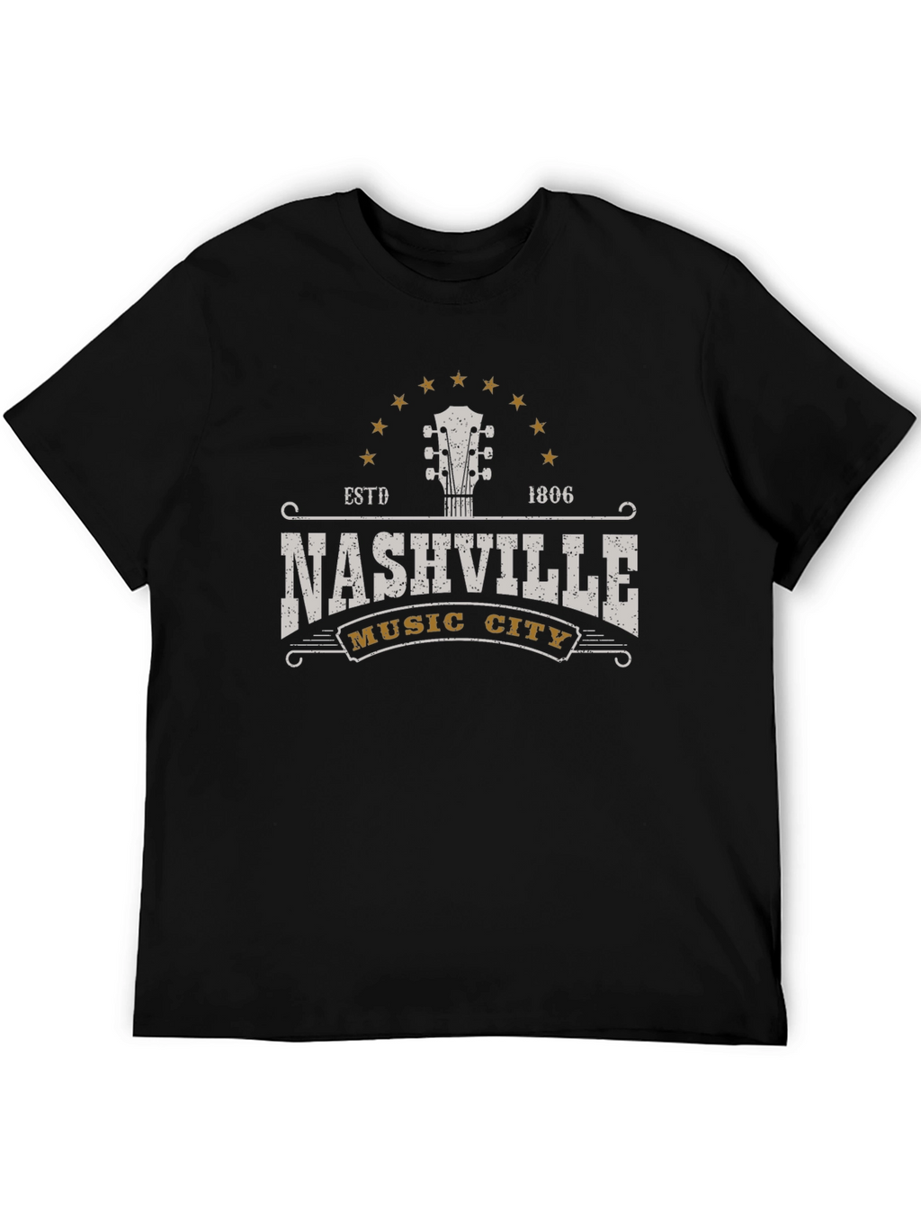 Nashville Music City Graphic T-Shirt