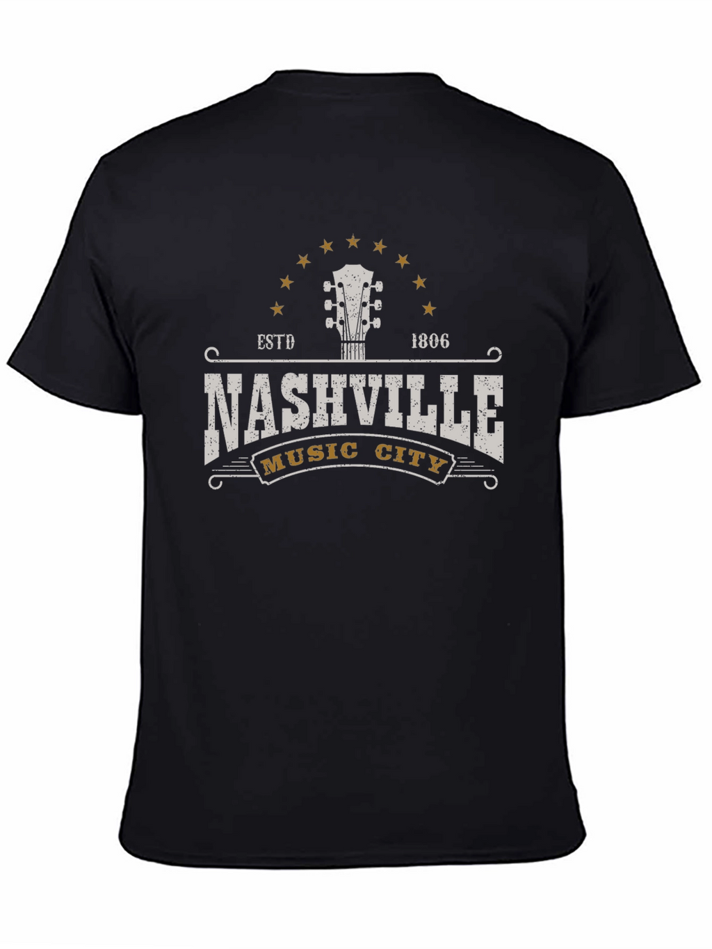 Nashville Music City Graphic T-Shirt