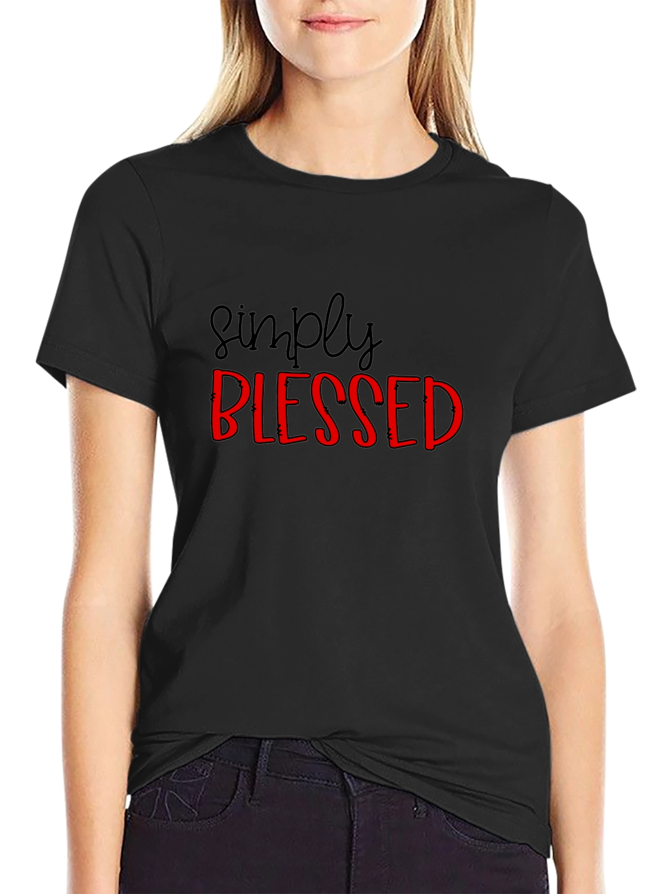 Simply Blessed T-Shirt - Stylish Christian Apparel