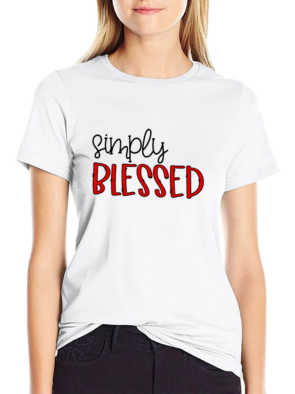 Simply Blessed T-Shirt - Stylish Christian Apparel