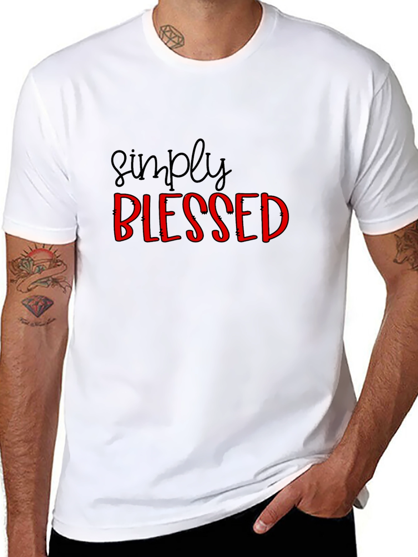 Simply Blessed T-Shirt - Stylish Christian Apparel