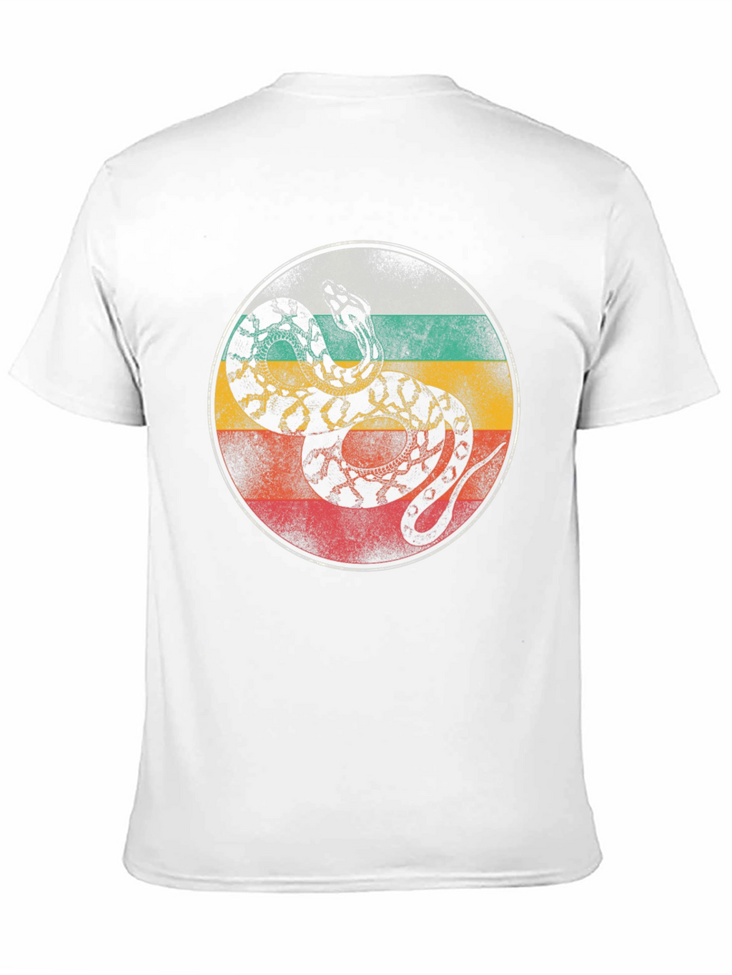 Retro Snake Graphic T-Shirt - Cool Animal Tee
