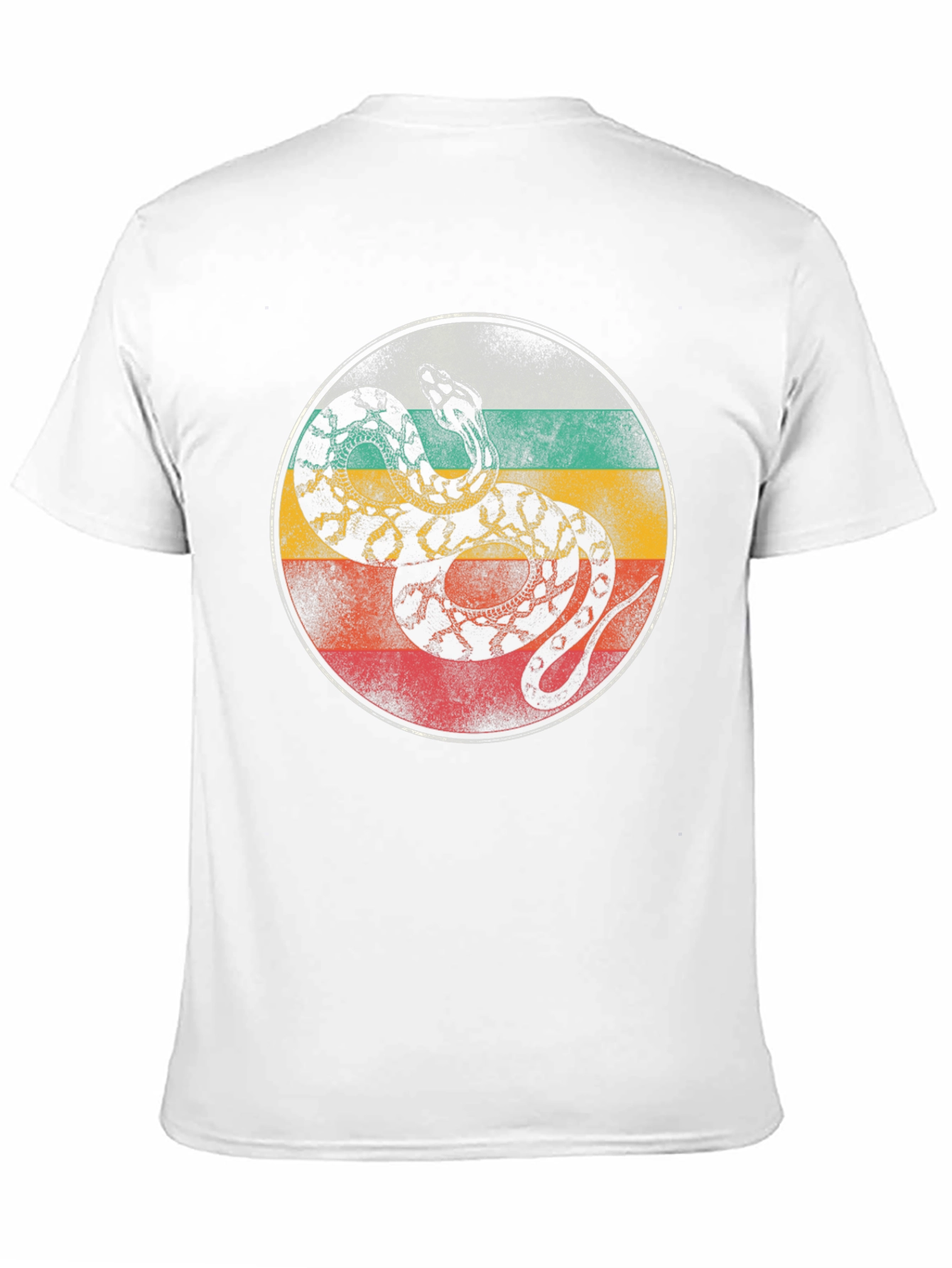 Retro Snake Graphic T-Shirt - Cool Animal Tee