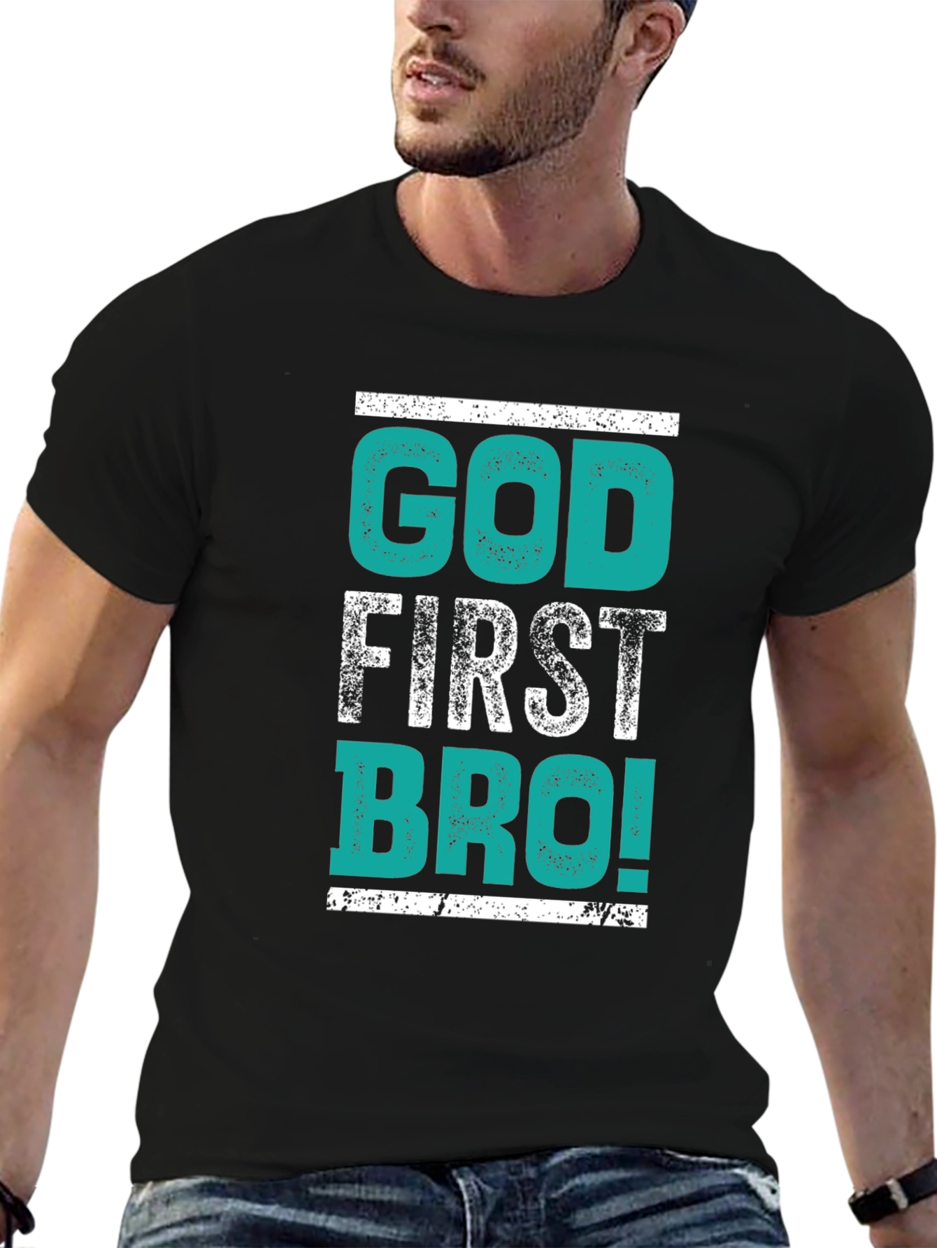 God First Bro! Graphic T-Shirt