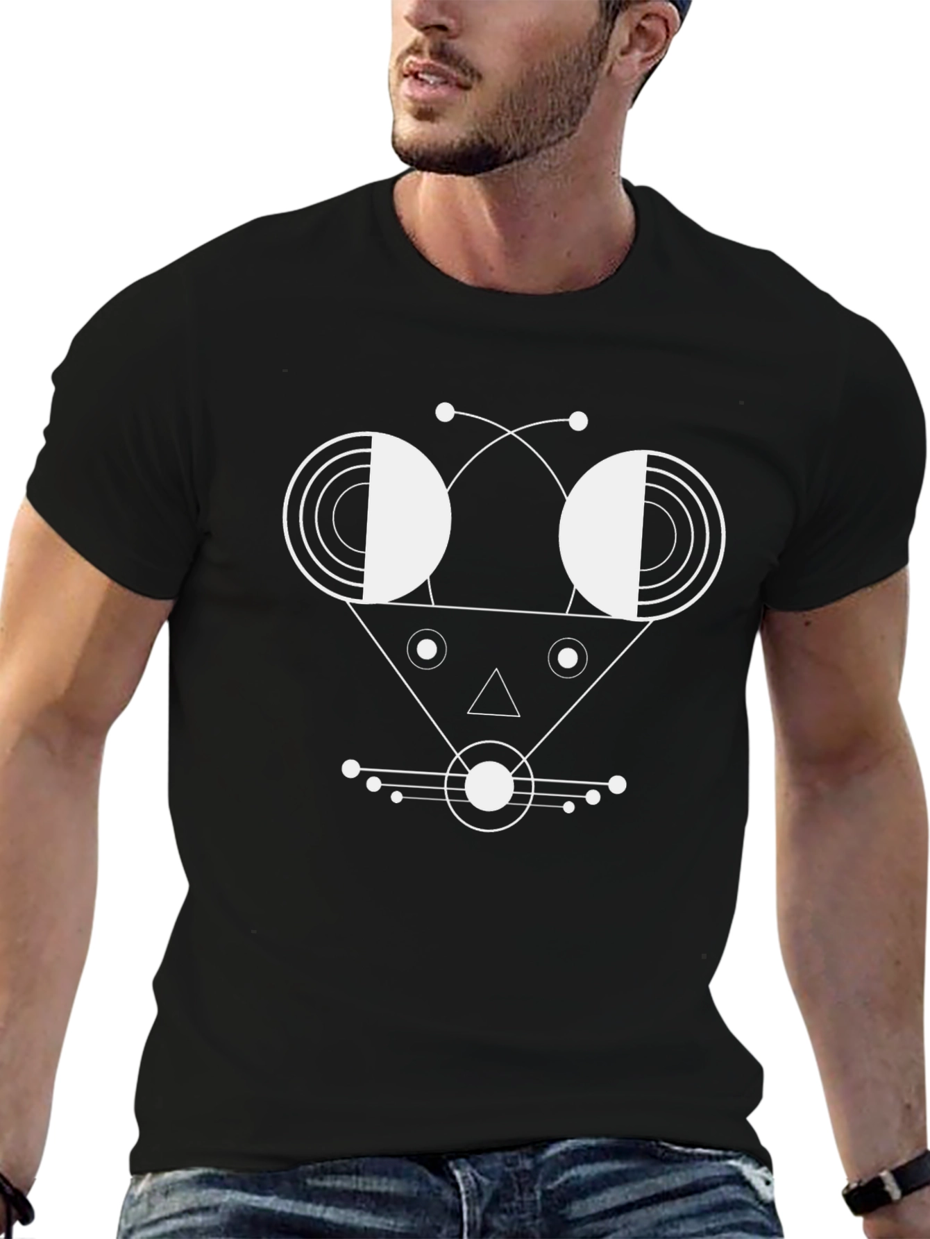 Abstract Geometric Graphic Tee