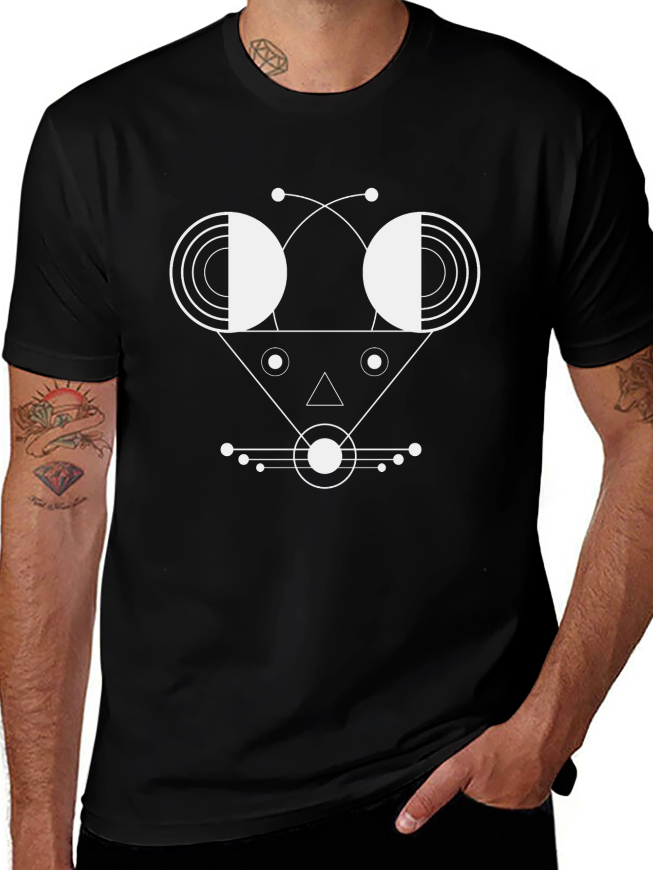 Abstract Geometric Graphic Tee