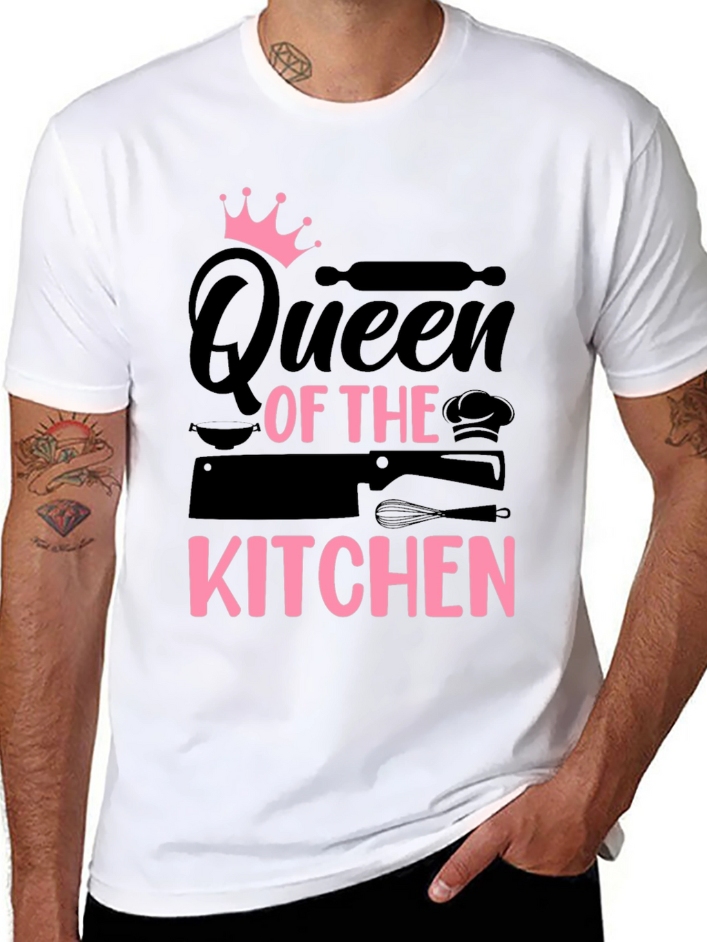 Queen of the Kitchen Black T-Shirt