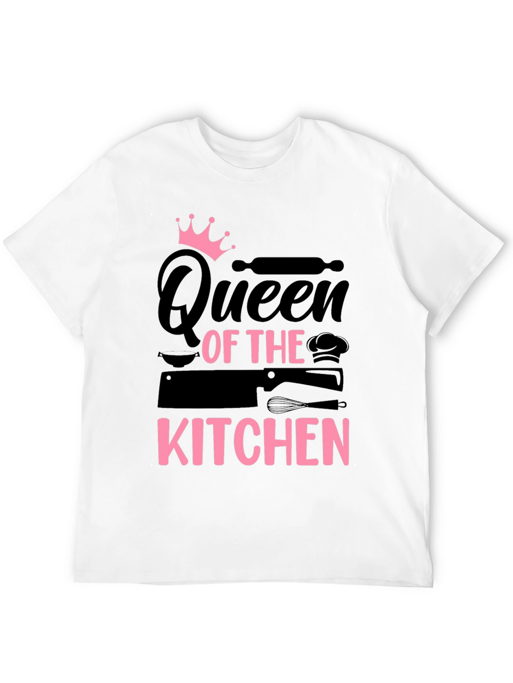 Queen of the Kitchen Black T-Shirt