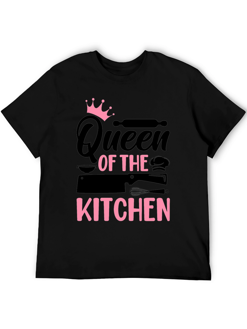 Queen of the Kitchen Black T-Shirt