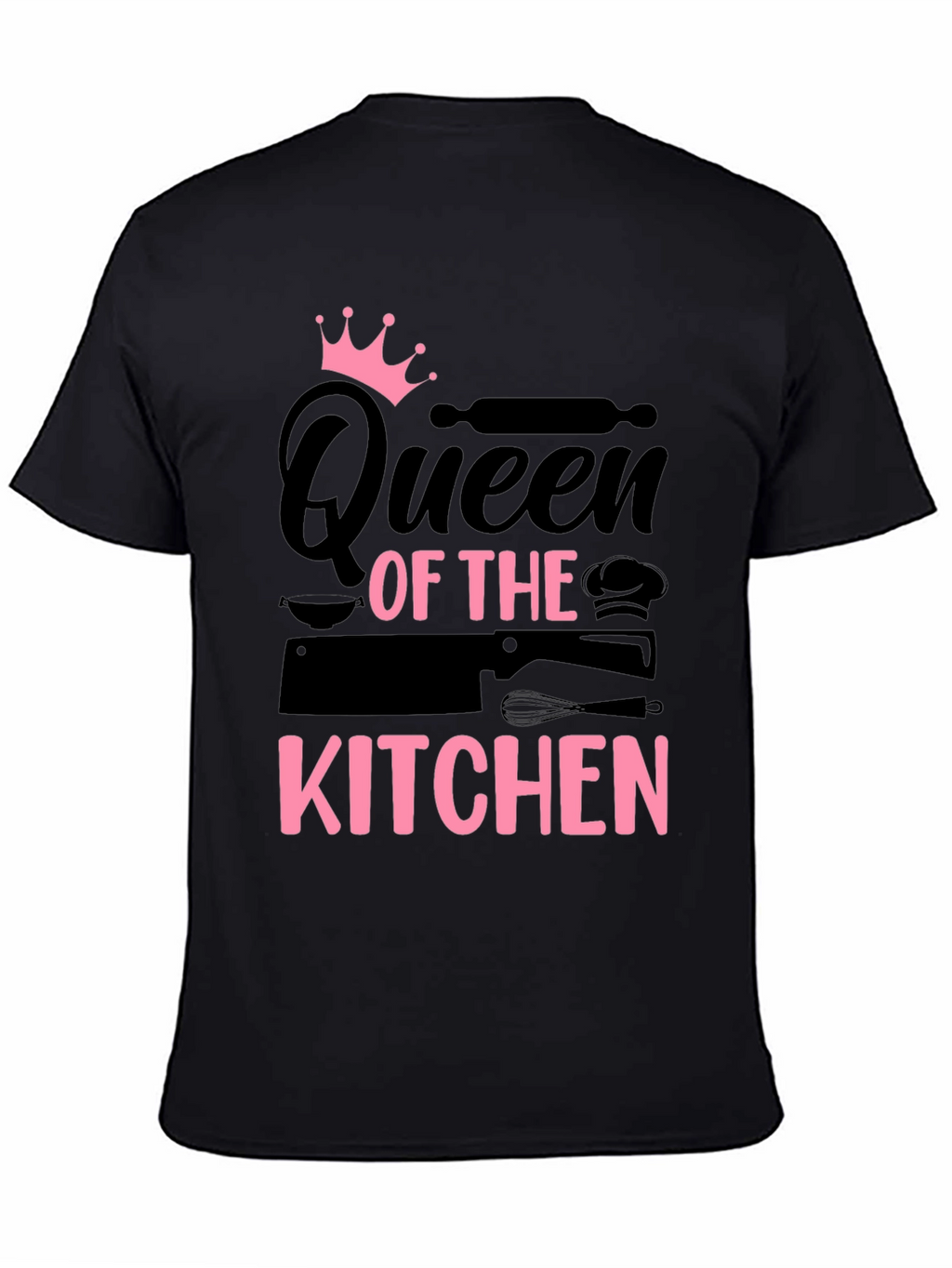 Queen of the Kitchen Black T-Shirt