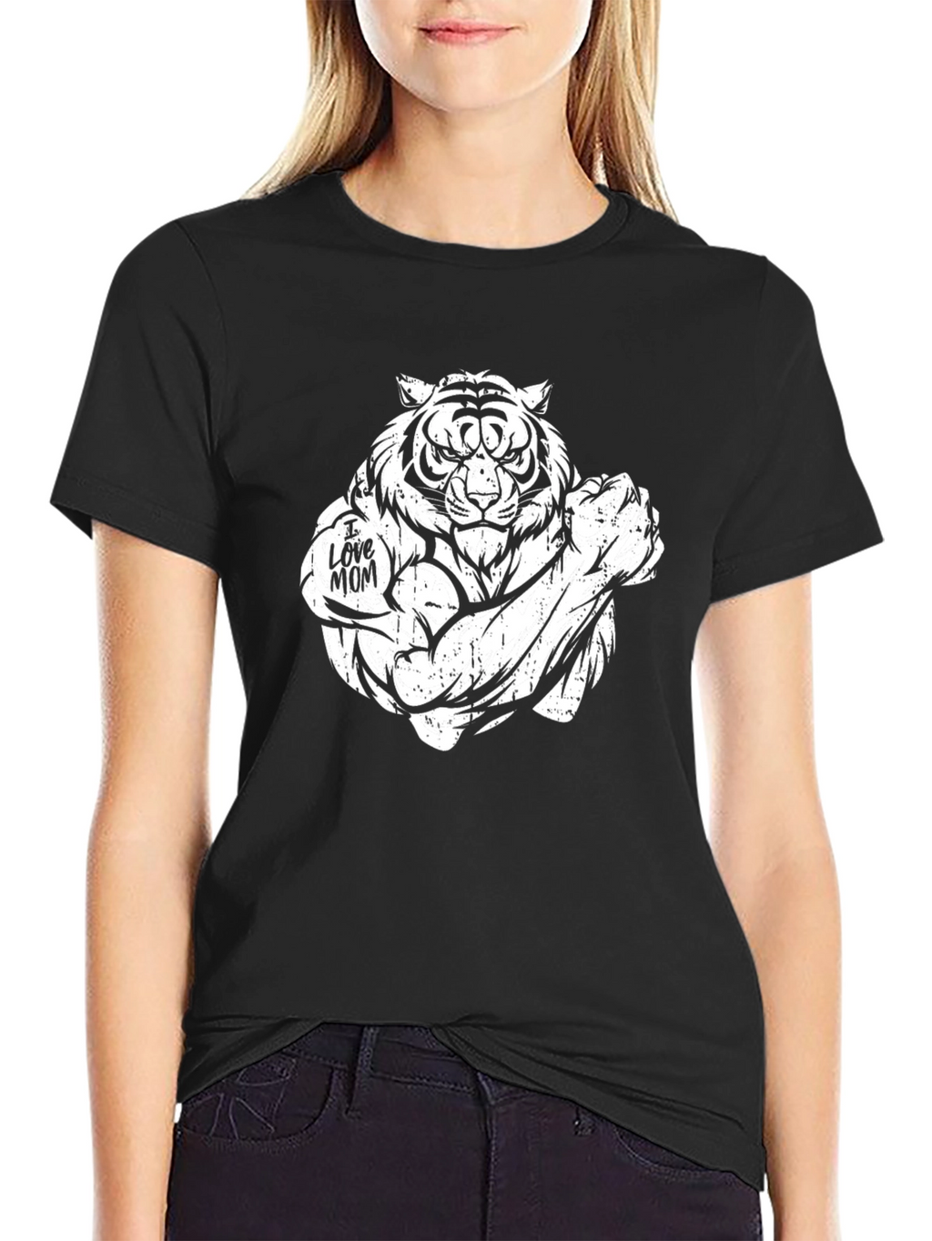Tiger Muscle Mom T-Shirt