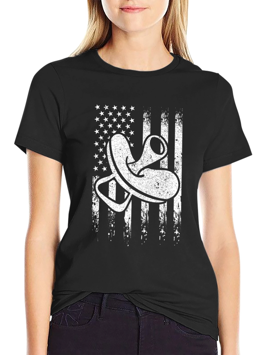 American Flag Otoscope T-Shirt