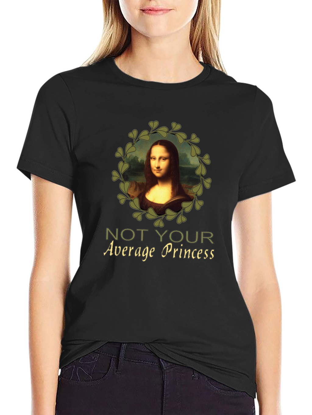 Mona Lisa Not Your Average Princess Graphic Tee