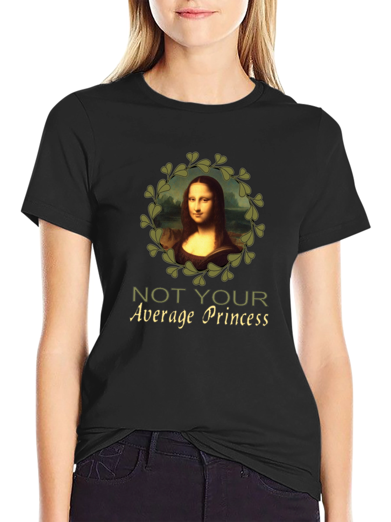 Mona Lisa Not Your Average Princess Graphic Tee
