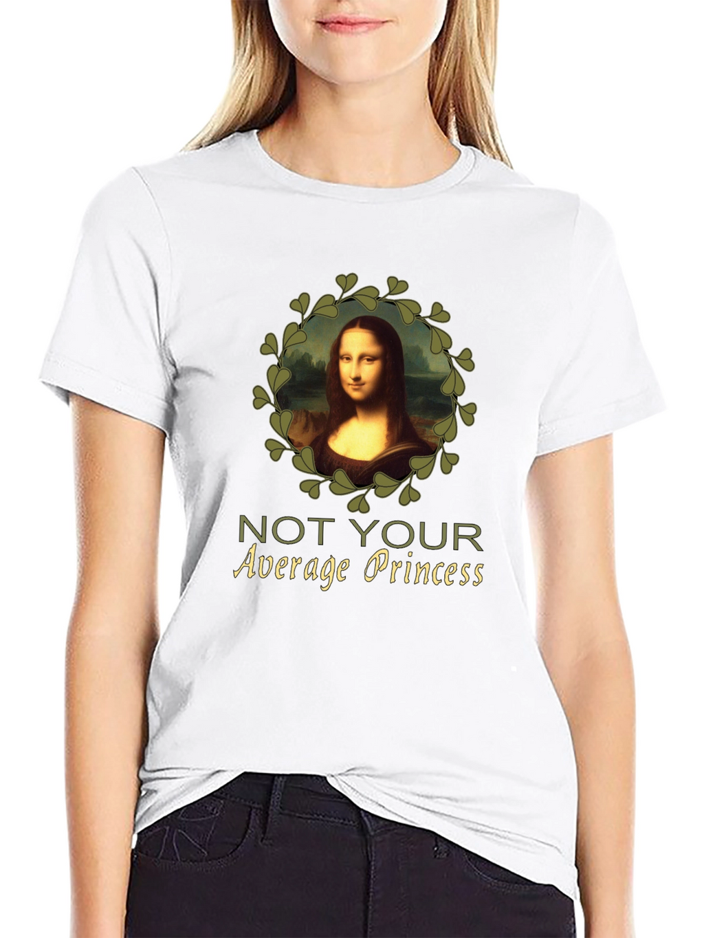 Mona Lisa Not Your Average Princess Graphic Tee