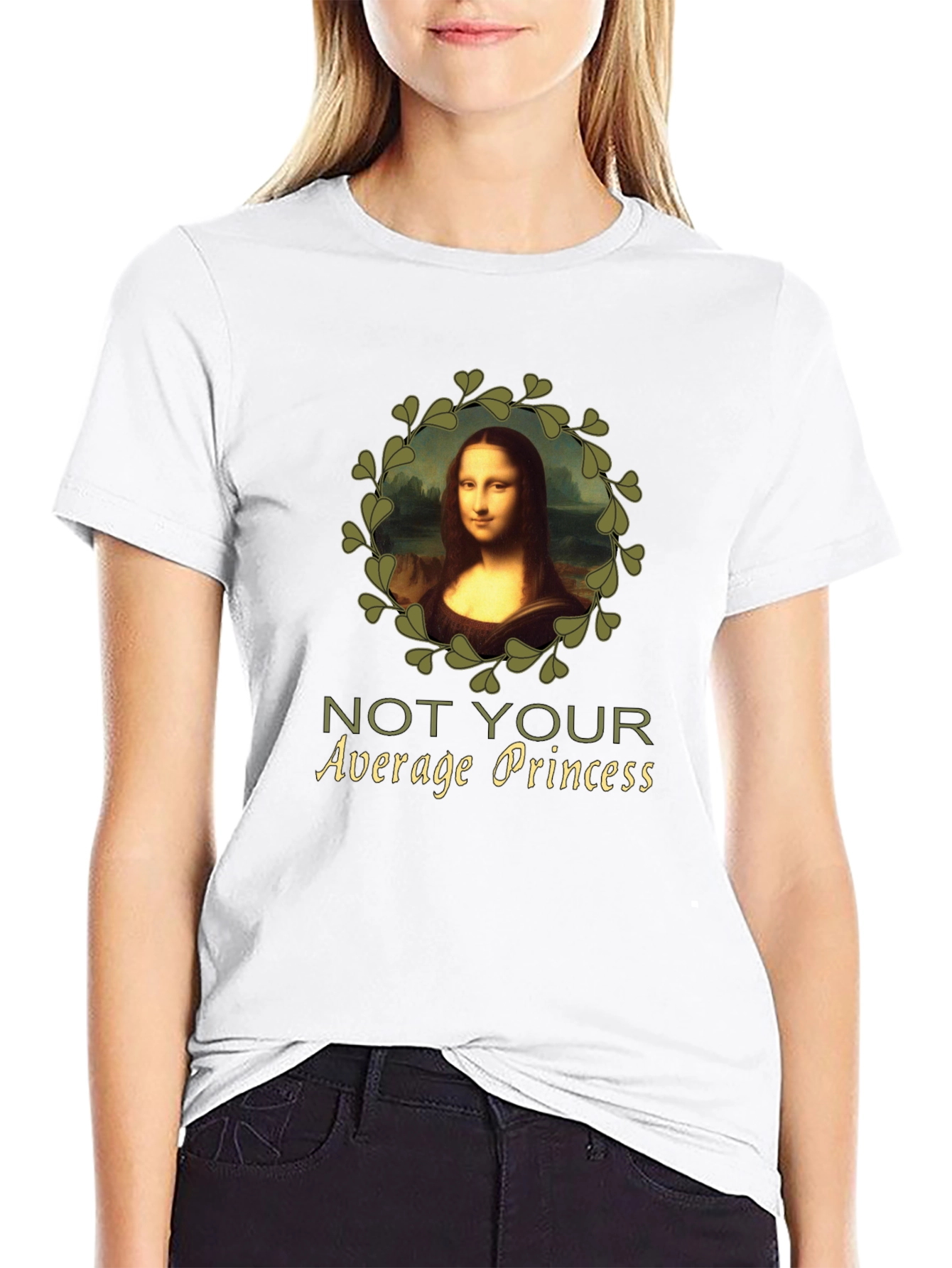 Mona Lisa Not Your Average Princess Graphic Tee