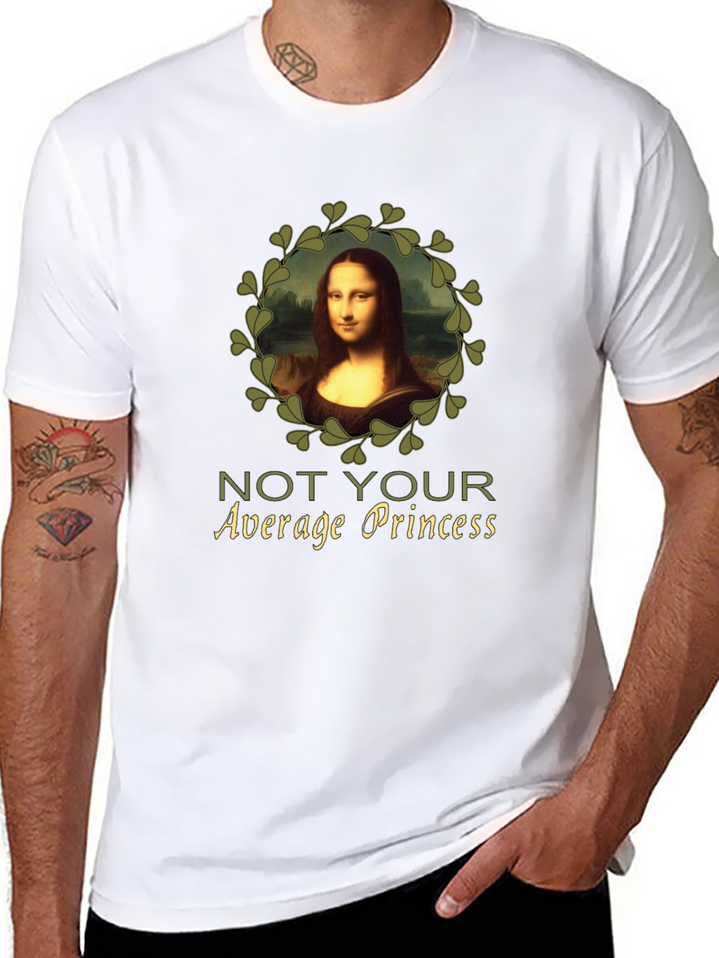 Mona Lisa Not Your Average Princess Graphic Tee