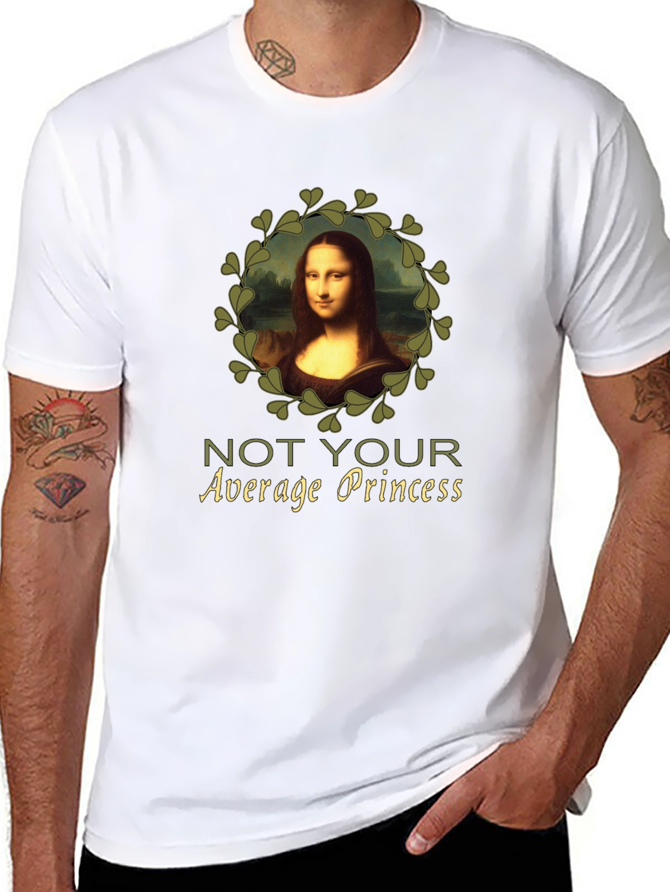 Mona Lisa Not Your Average Princess Graphic Tee