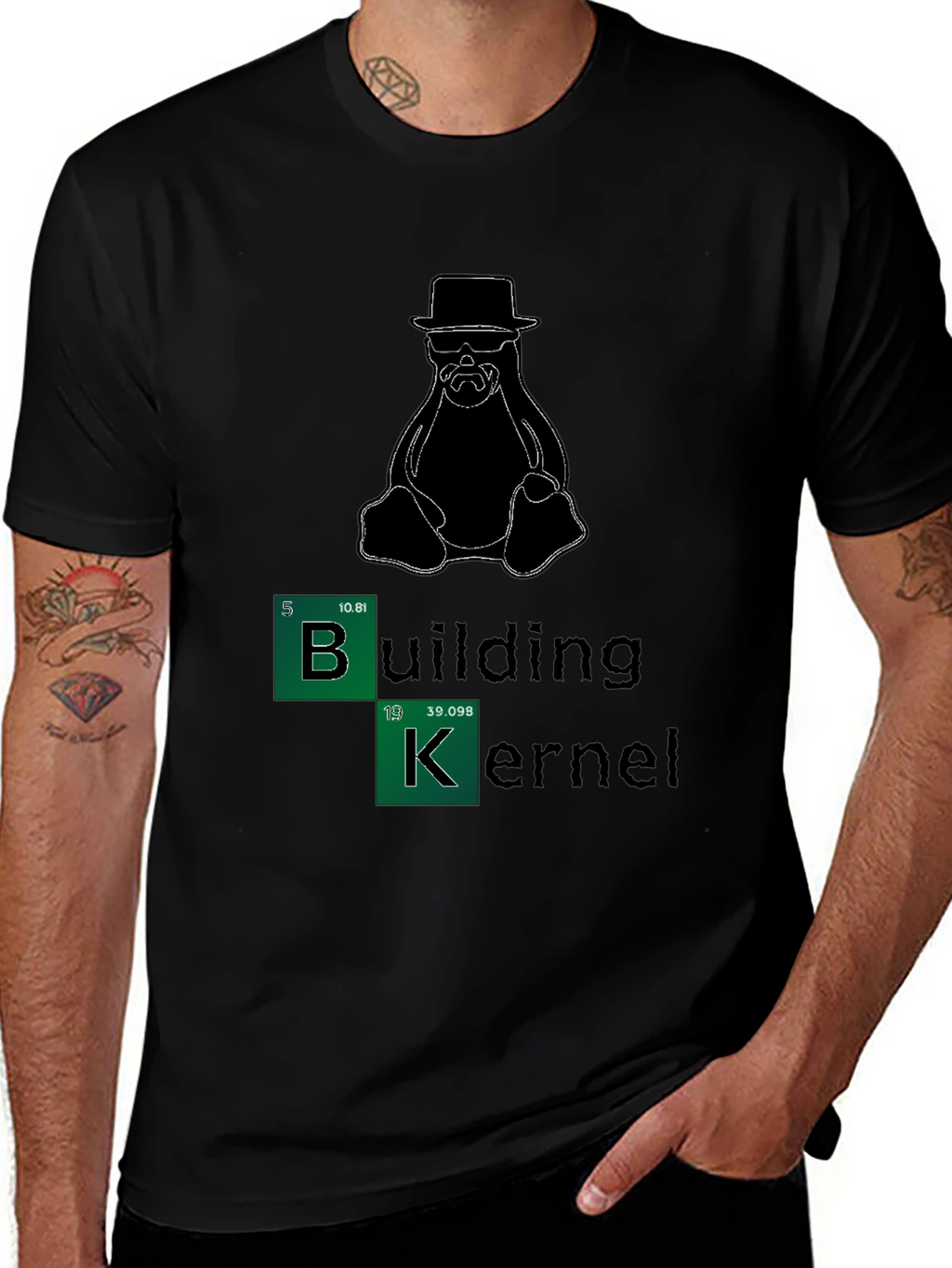 Building Kernel Breaking Bad Penguin T-Shirt