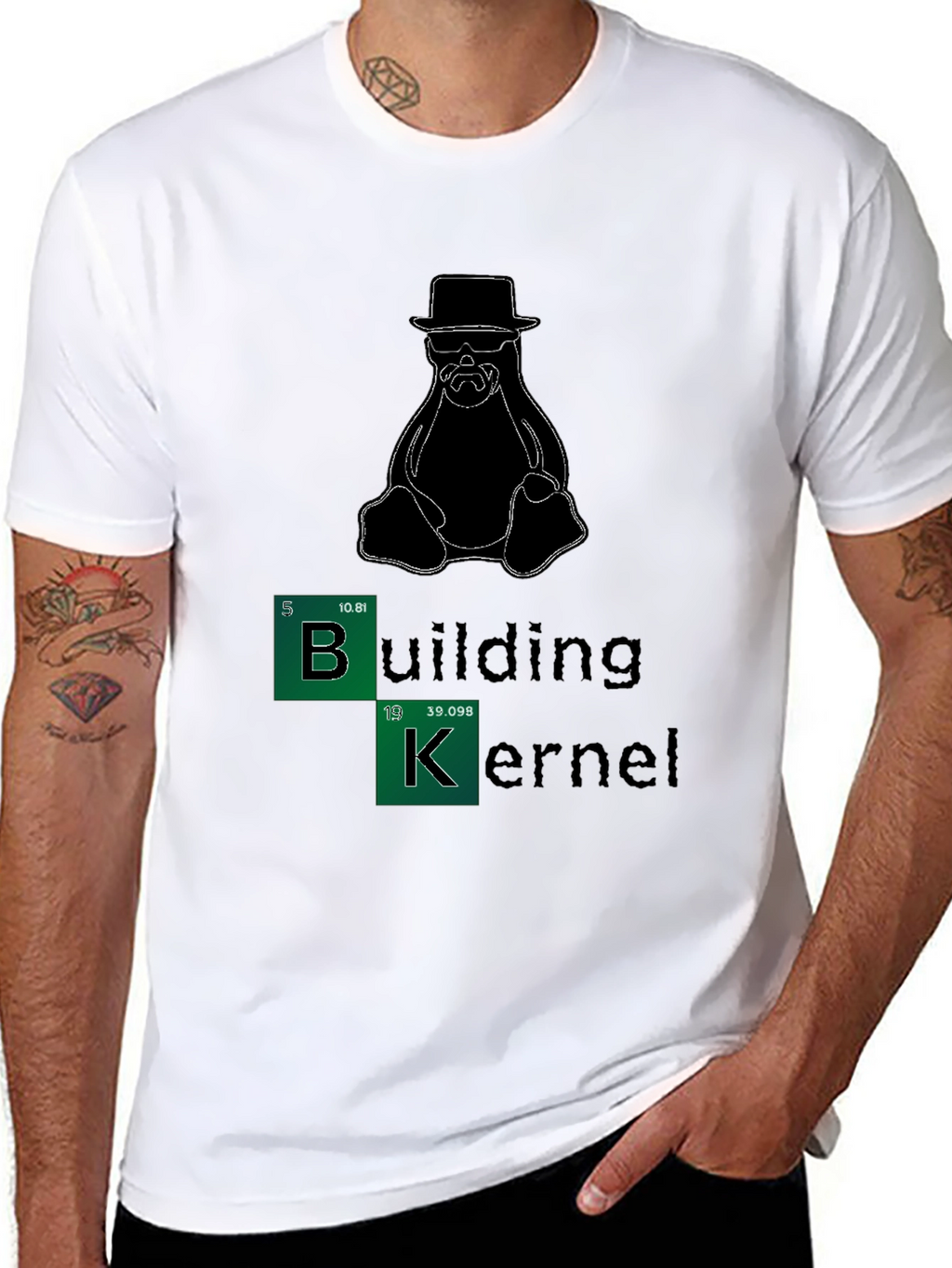 Building Kernel Breaking Bad Penguin T-Shirt