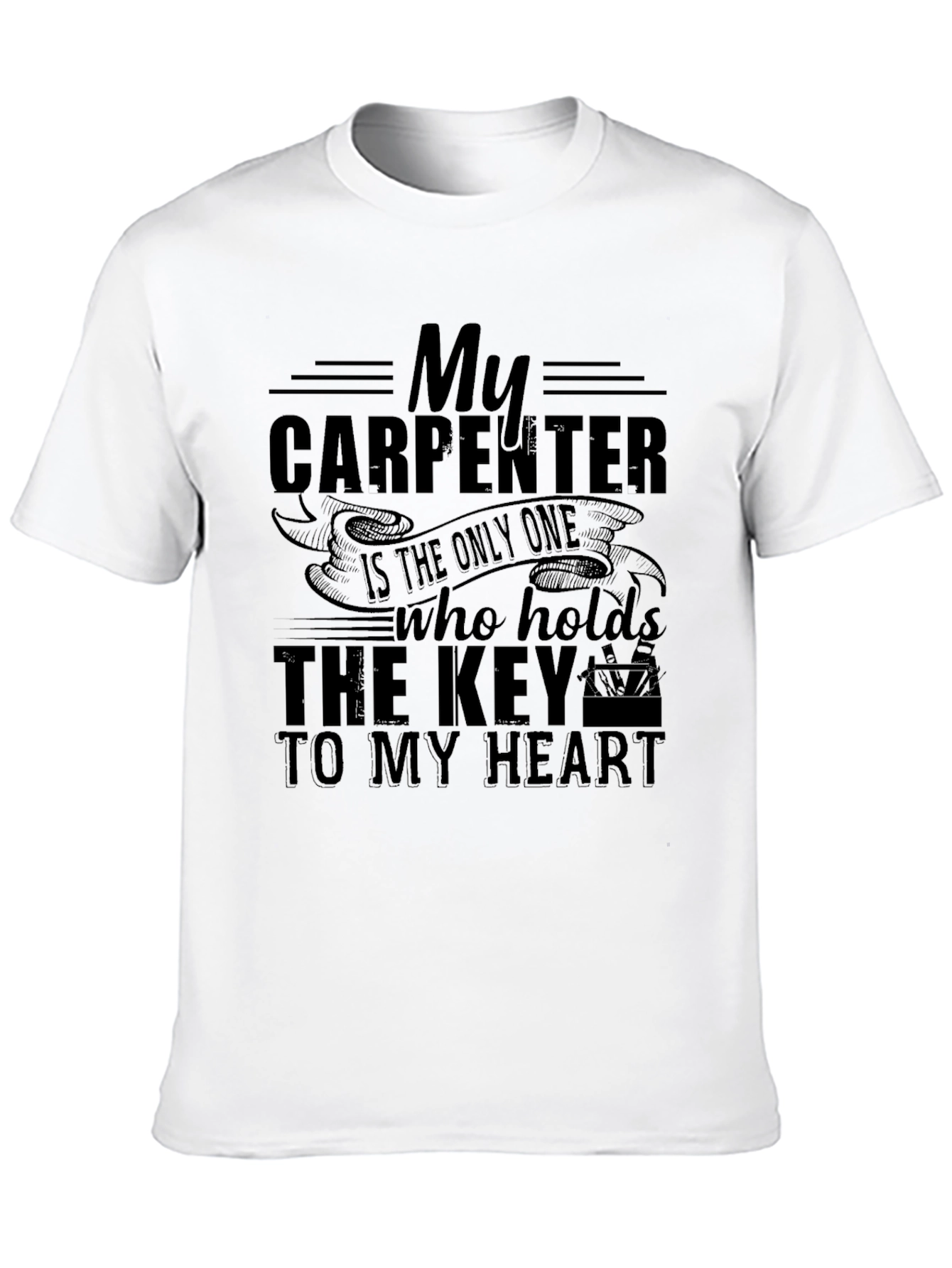 Carpenter Heart T-Shirt - Gift for Woodworkers