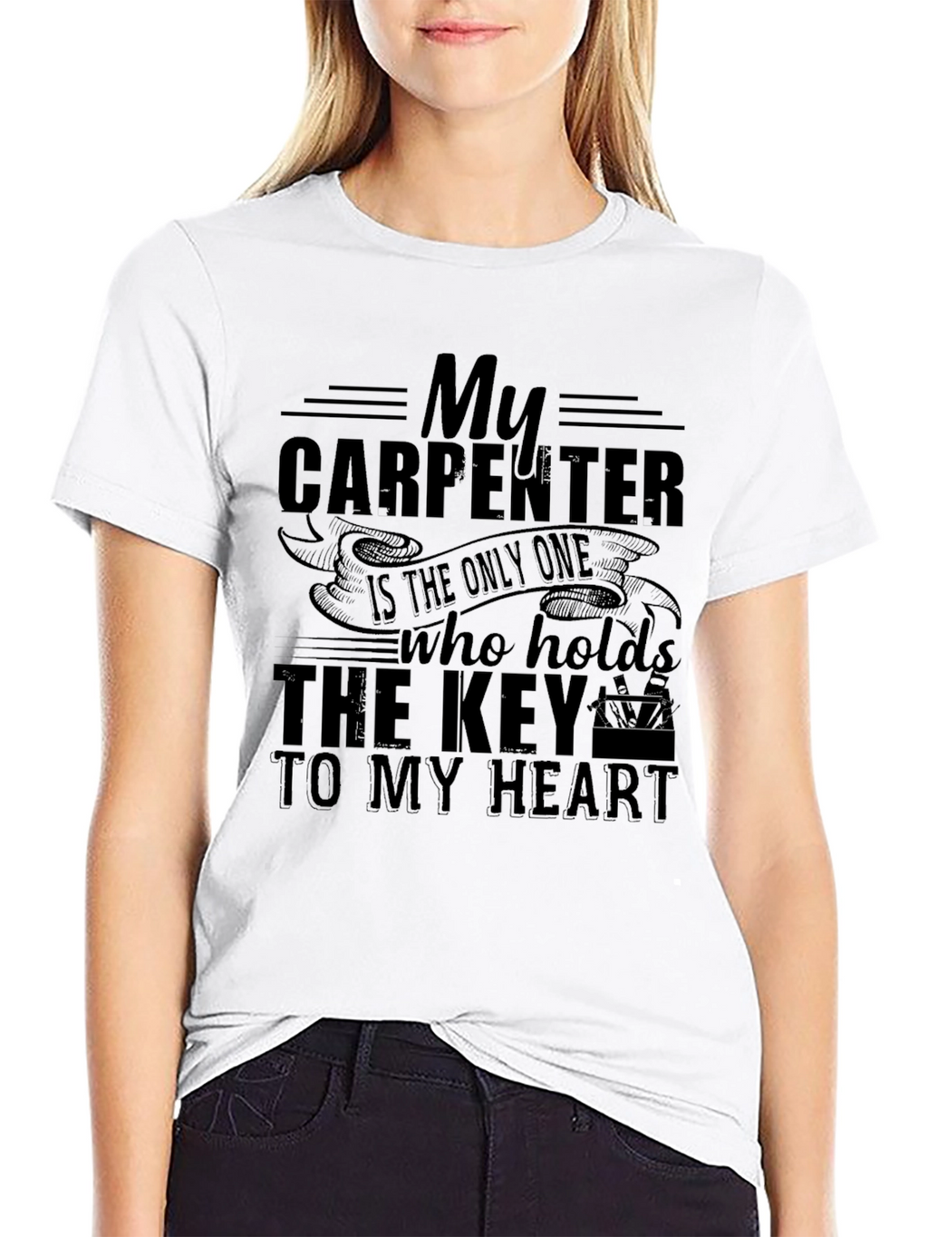 Carpenter Heart T-Shirt - Gift for Woodworkers