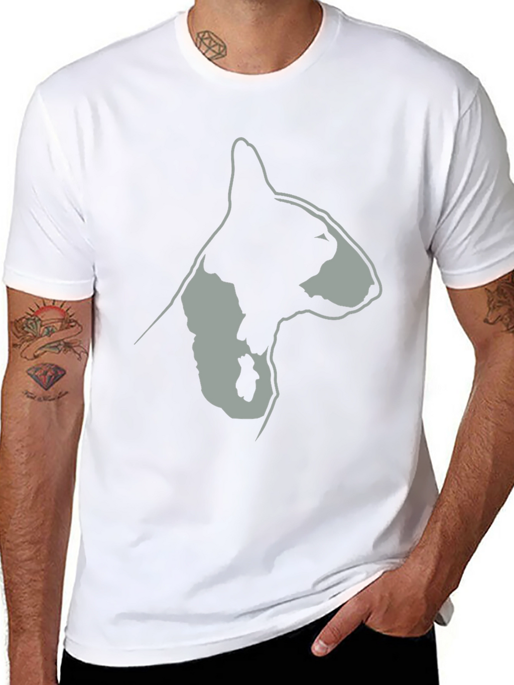 Bull Terrier Graphic Tee - Stylish Unisex T-Shirt