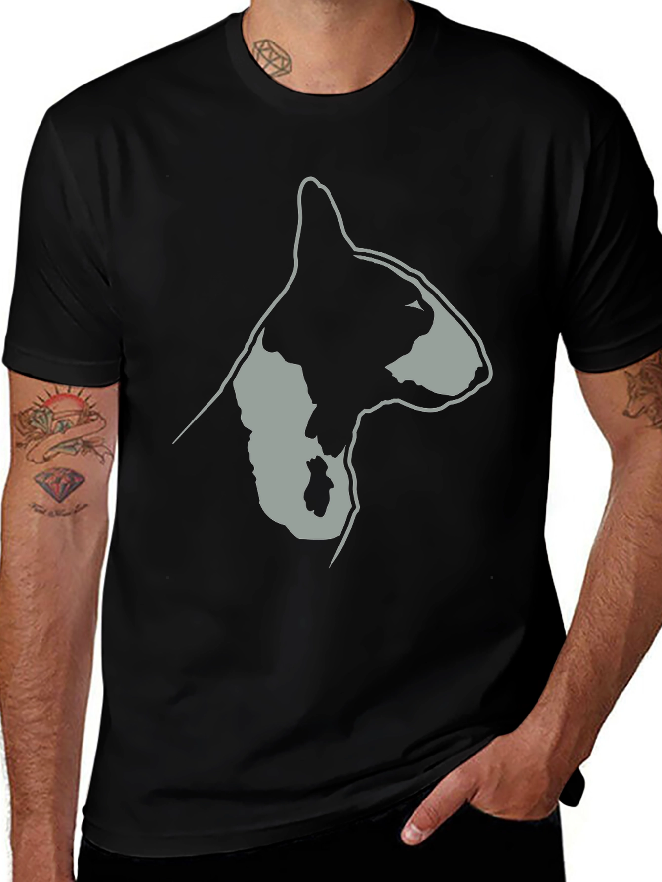 Bull Terrier Graphic Tee - Stylish Unisex T-Shirt