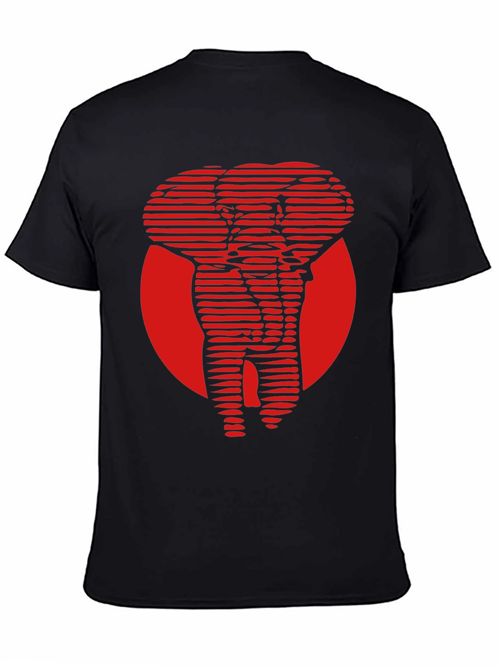 Red Elephant Graphic Tee - Cool Stylish Design
