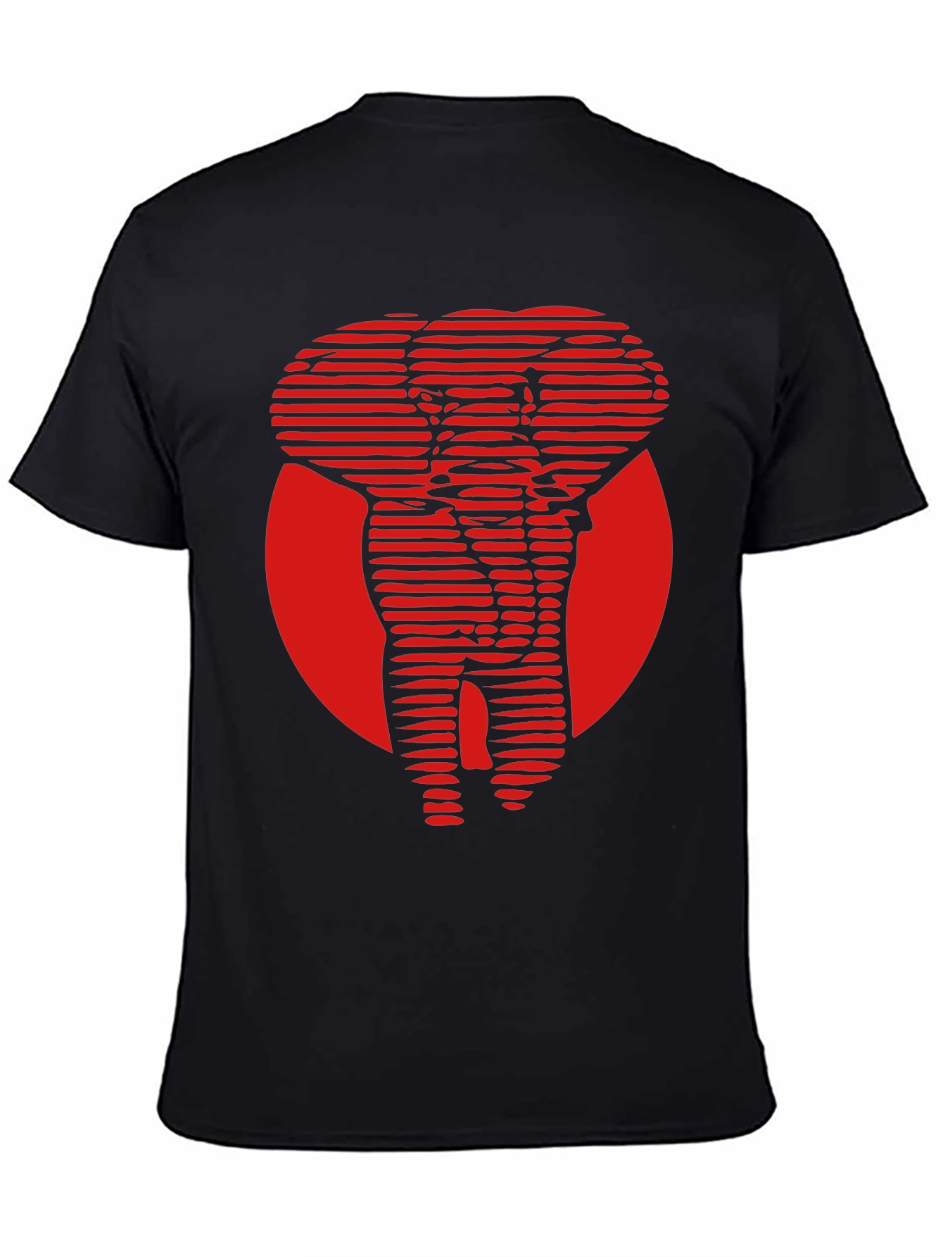 Red Elephant Graphic Tee - Cool Stylish Design