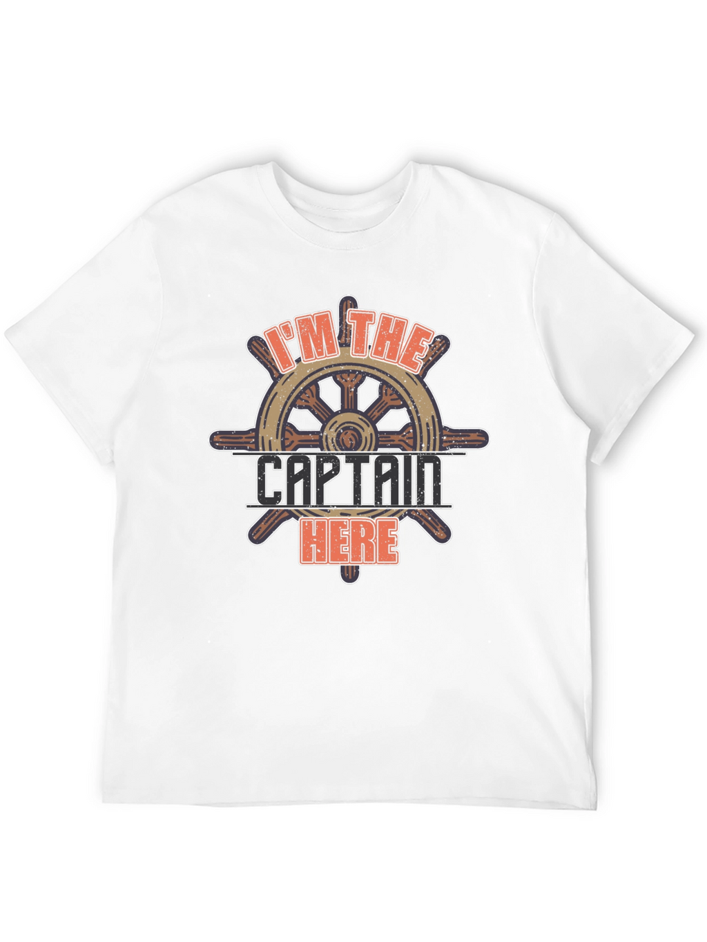 Im The Captain Here Graphic T-Shirt