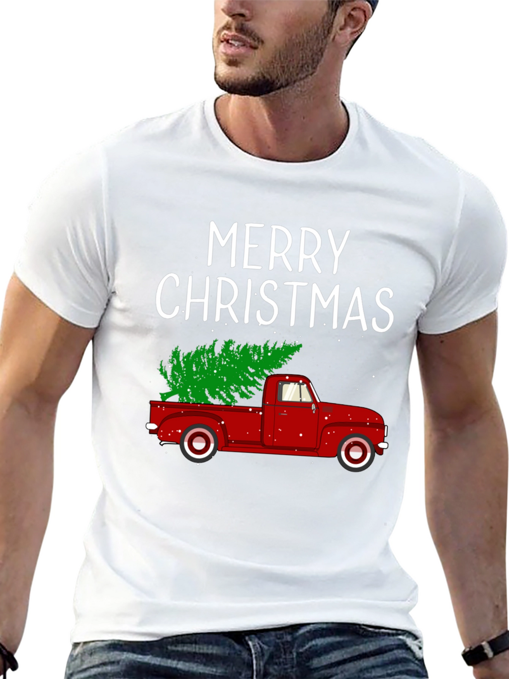 Merry Christmas Truck T-Shirt