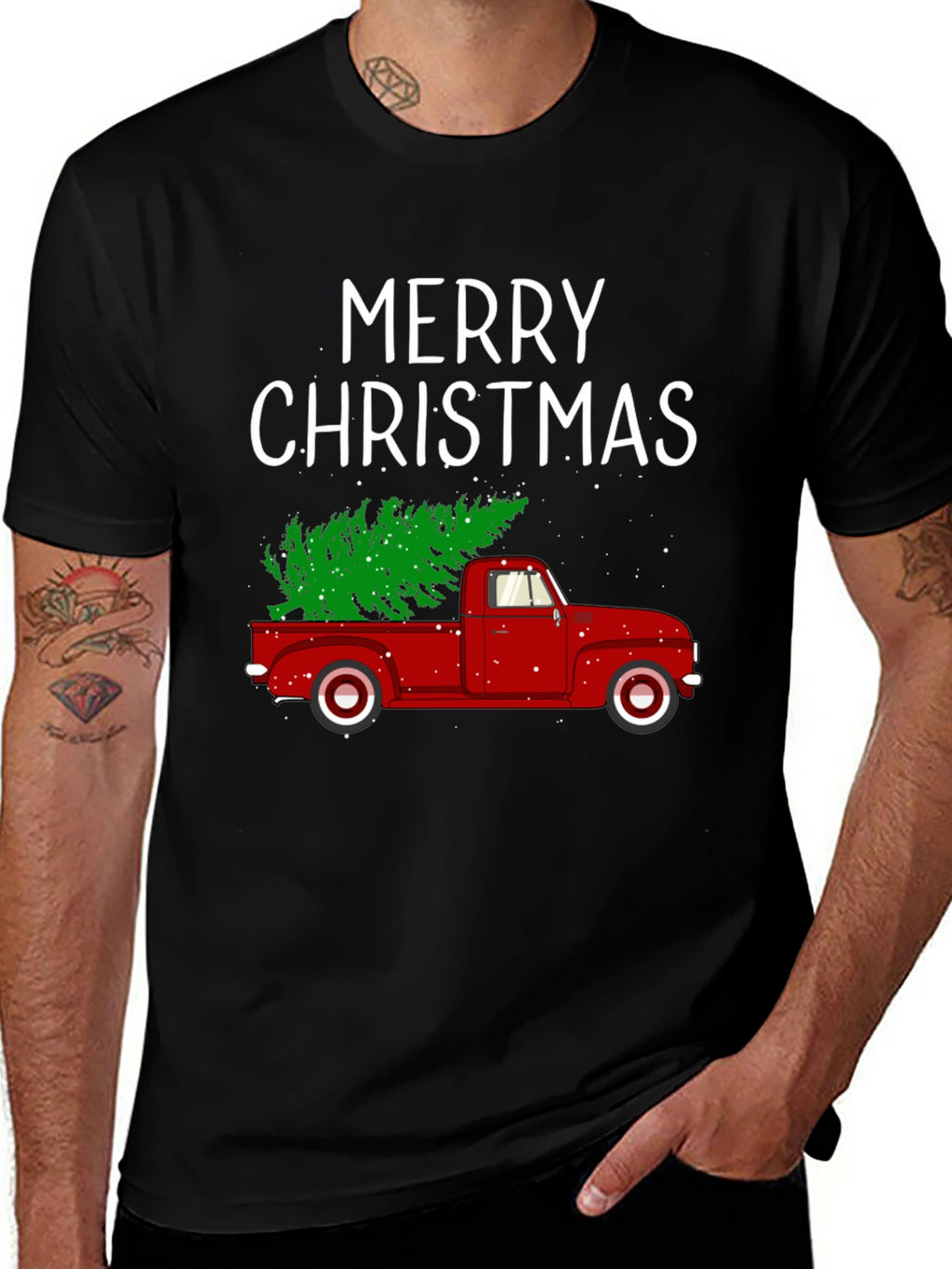 Merry Christmas Truck T-Shirt