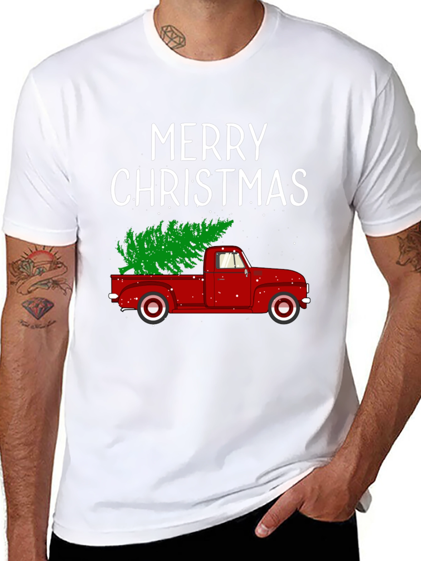 Merry Christmas Truck T-Shirt