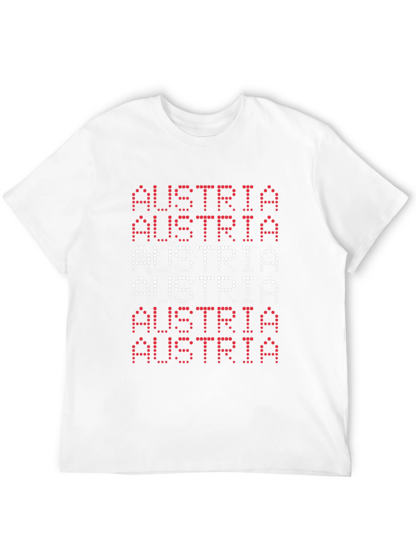 Austria Graphic Print Crew Neck T-Shirt