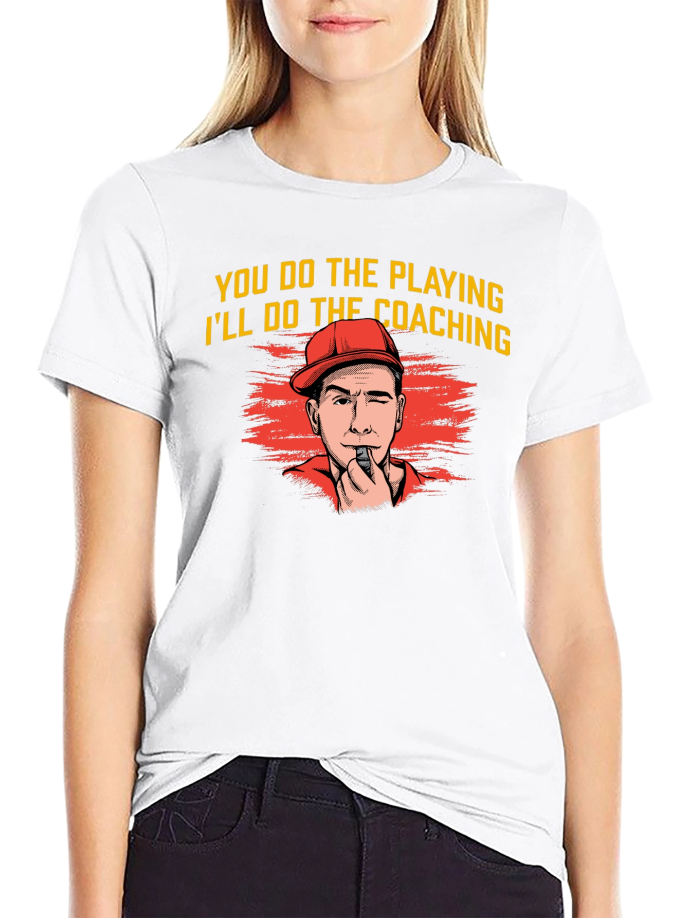 Coach Cartoon Graphic T-Shirt