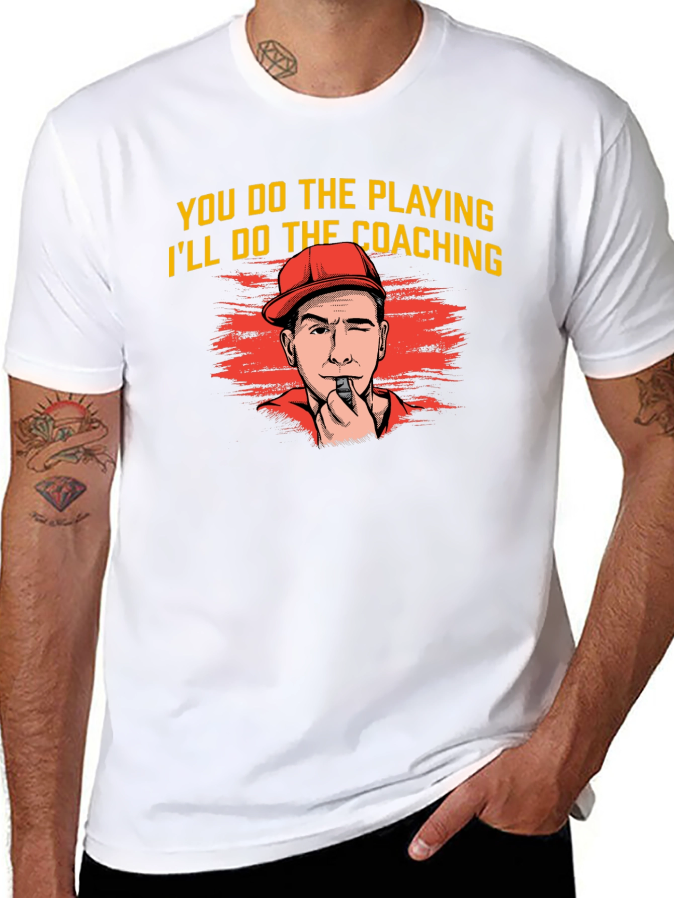 Coach Cartoon Graphic T-Shirt
