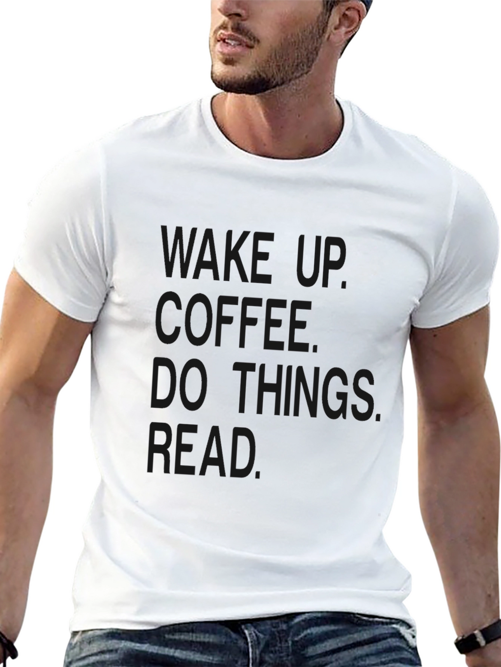 Wake Up Coffee T-Shirt - Comfortable Casual Wear