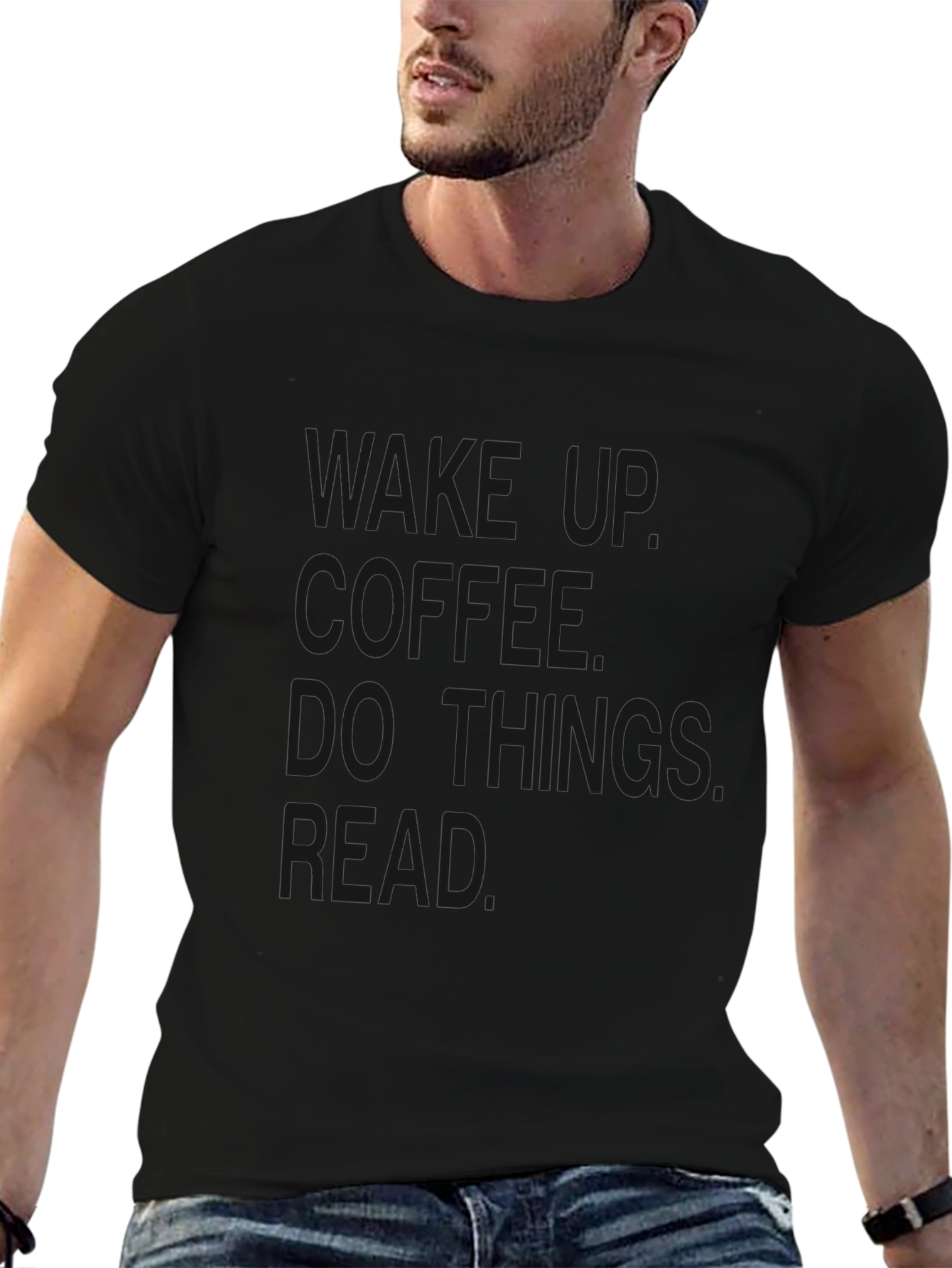 Wake Up Coffee T-Shirt - Comfortable Casual Wear