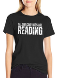 Cool Kids Reading Graphic T-Shirt
